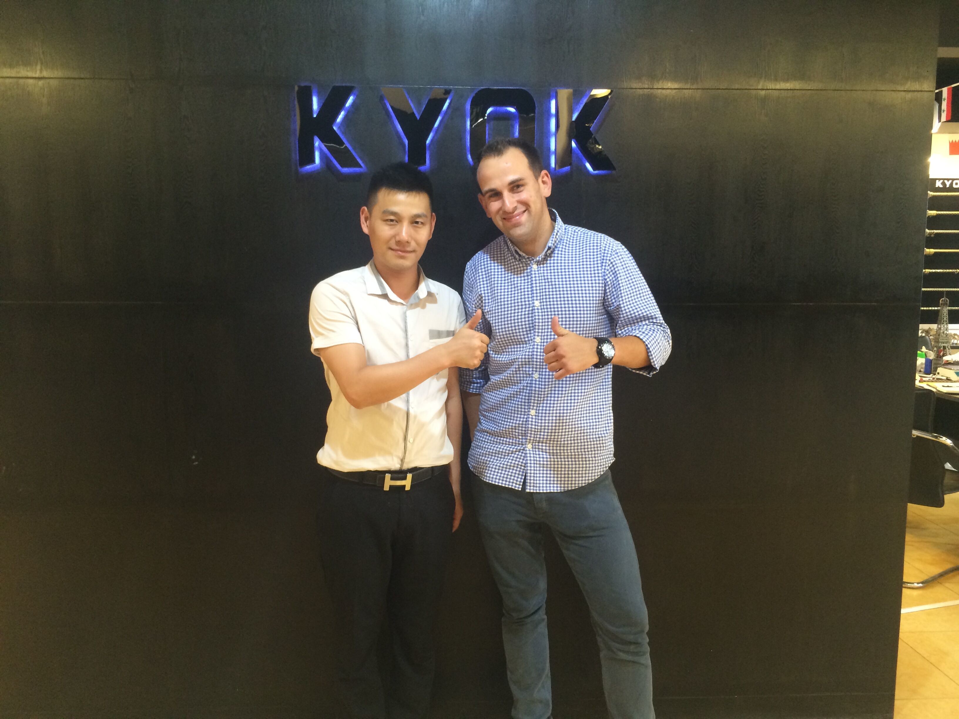 último caso de la compañía sobre El cliente español visitó KYOK