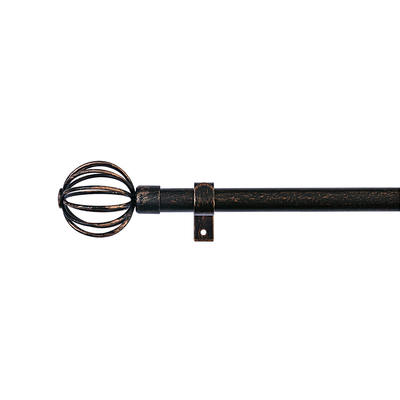 Wall Mounted Pipe Curtain Rods With Single Bracket Home Decor
