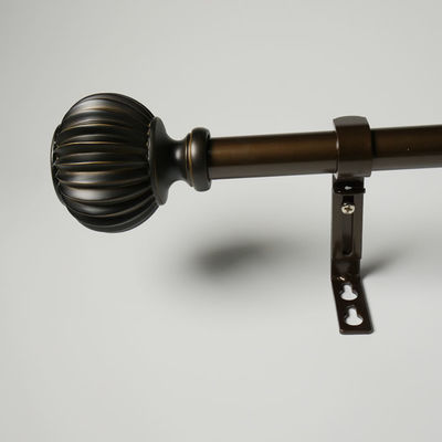 Coffee Color Contemporary Ceiling 60cm Pipe Curtain Rods