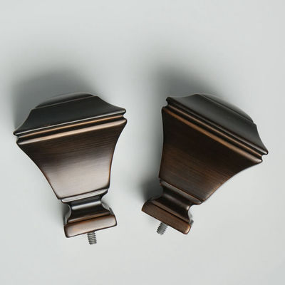 KIEI EP1018 Curtain Finial Pole Hot Sale Luxury Adjustable Simple Style Hardware Precision Manufacturing